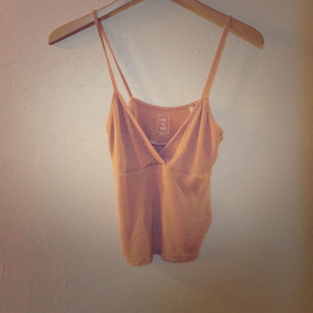 Urban Outfitters Peach Crop Top